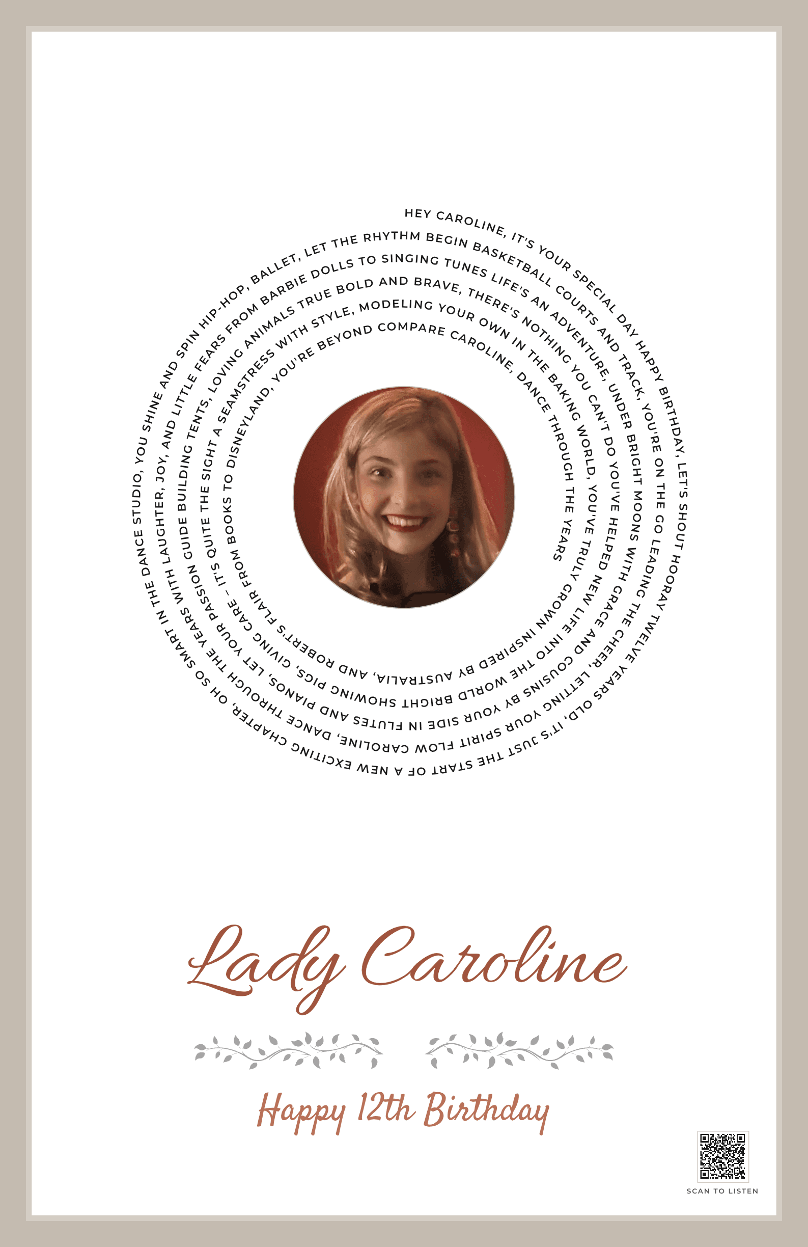 Caroline's Journey: Dancing Through Twelve